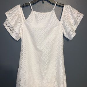 White lace dress